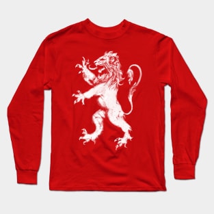 White Lion Rampant - Tall Long Sleeve T-Shirt